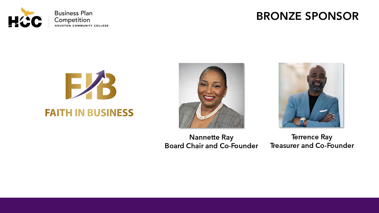 Faith in Business 2025 Business Plan Competition Bronze Sponsor