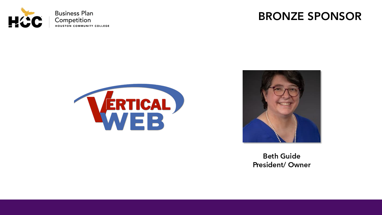 Vertical Web  2025 Business Plan Competition Bronze Sponsor