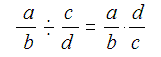 division of rational expressions